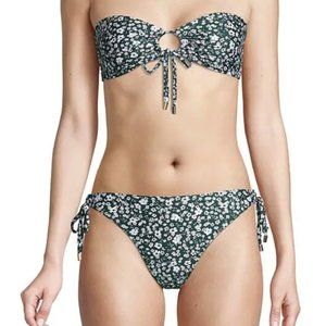 NWT Peony Floral Tie Bikini Bottoms Size 10